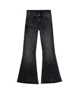 Women's Jeans, High Rise - Black Wash 439G012 - 3