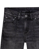 Women's Jeans, High Rise - Black Wash 439G012 - 7