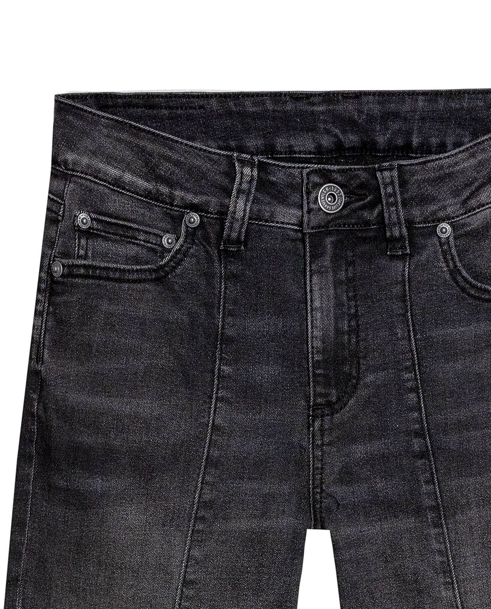 Women's Jeans, High Rise - Black Wash 439G012 - 7