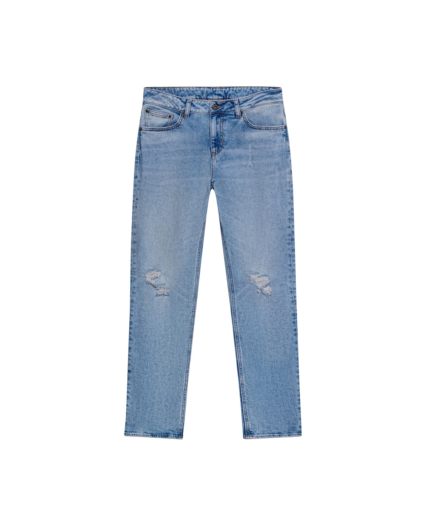 Women's Cosmo High Rise Light Wash Jeans in Cotton Stretch Blend, Navigate 439G013 - 2