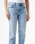 Women's Cosmo High Rise Light Wash Jeans in Cotton Stretch Blend, Navigate 439G013 - 4