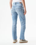 Women's Cosmo High Rise Light Wash Jeans in Cotton Stretch Blend, Navigate 439G013 - 5