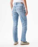 Women's Cosmo High Rise Light Wash Jeans in Cotton Stretch Blend, Navigate 439G013 - 5