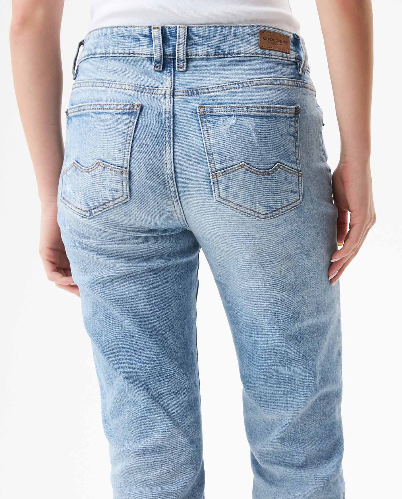 Women's Cosmo High Rise Light Wash Jeans in Cotton Stretch Blend, Navigate 439G013 - 6