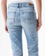 Women's Cosmo High Rise Light Wash Jeans in Cotton Stretch Blend, Navigate 439G013 - 6
