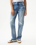 Women's Cosmo High Rise Medium Wash Jeans in Cotton Stretch Blend, Archor - 2