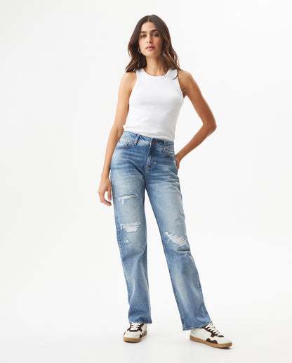 Women's Jeans Cosmo High Rise - Blue - 3
