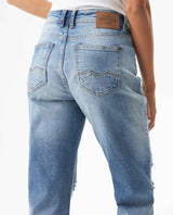 Women's Cosmo High Rise Medium Wash Jeans in Cotton Stretch Blend, Archor - 6