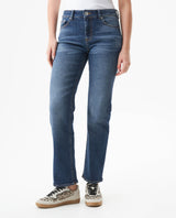 Women's Cosmo High Rise Medium Wash Jeans in Recycled Cotton Blend, Horizon 439G016 - 1