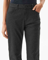Women's Cosmo High Rise Black Wash Jeans in Cotton-Polyester Blend, Dockside 439G017 - 4