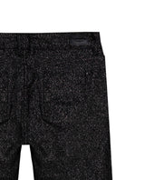 Women's Cosmo High Rise Black Wash Jeans in Cotton-Polyester Blend, Dockside 439G017 - 7