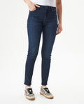 Women's Cosmo High Rise Dark Wash Jeans in Tencel-Coolmax Blend, Berth 439G018 - 1