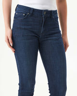 Women's Cosmo High Rise Dark Wash Jeans in Tencel-Coolmax Blend, Berth 439G018 - 4