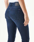 Women's Cosmo High Rise Dark Wash Jeans in Tencel-Coolmax Blend, Berth 439G018 - 6