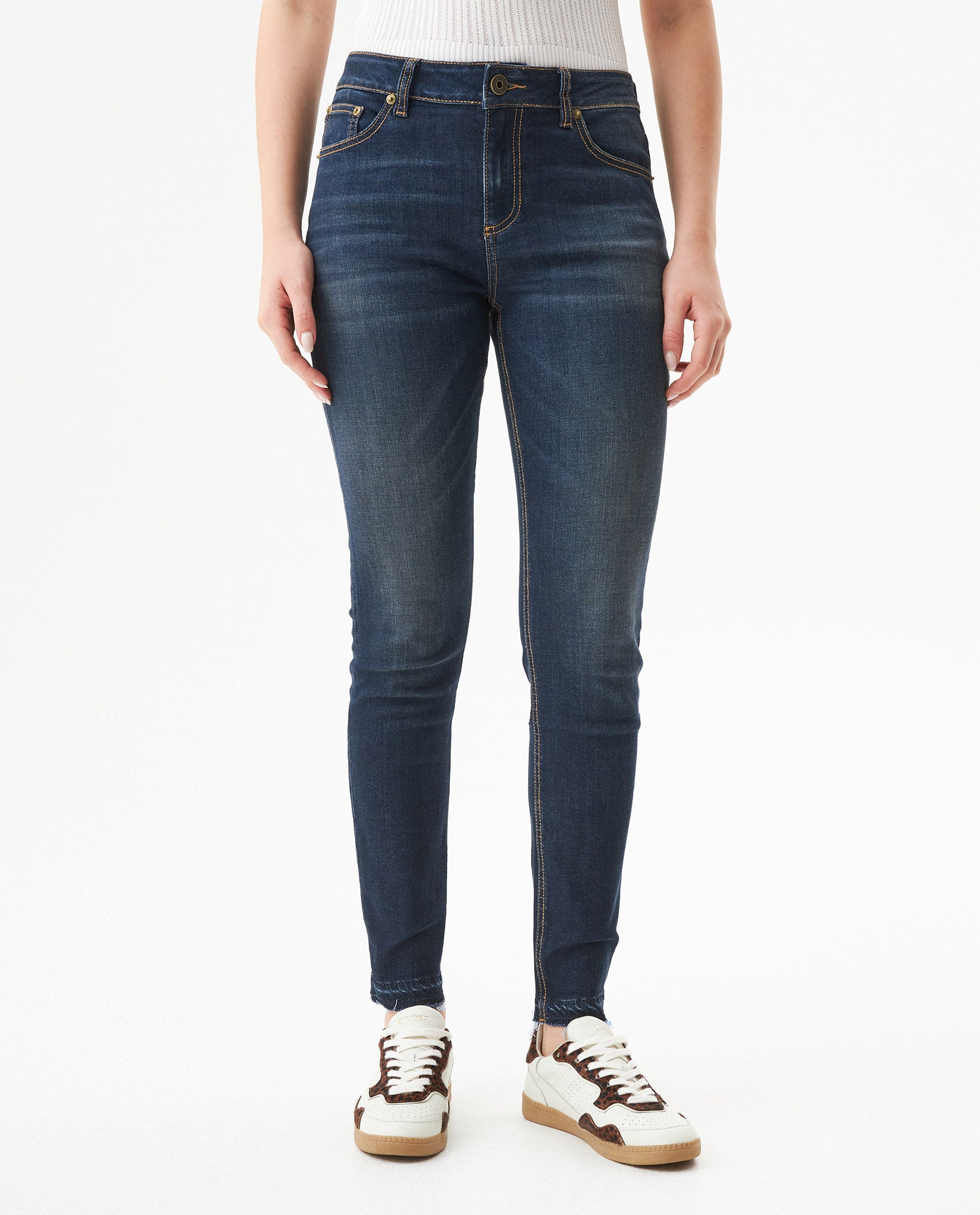 Jean Cosmo High Rise for Women - Blue 439G019 - 2