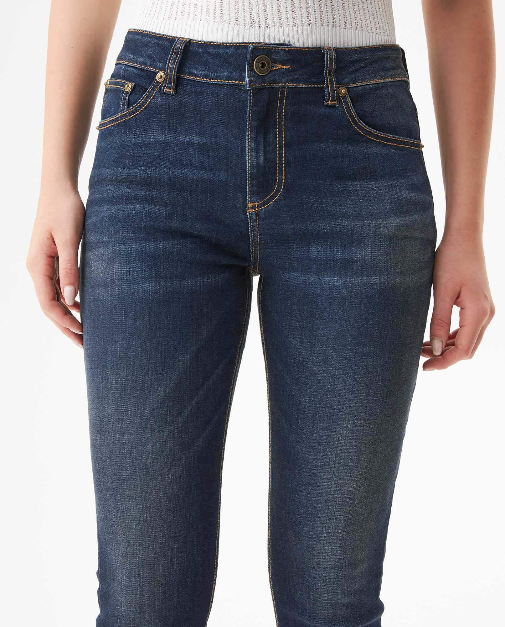 Jean Cosmo High Rise for Women - Blue 439G019 - 4