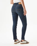 Jean Cosmo High Rise for Women - Blue 439G019 - 5