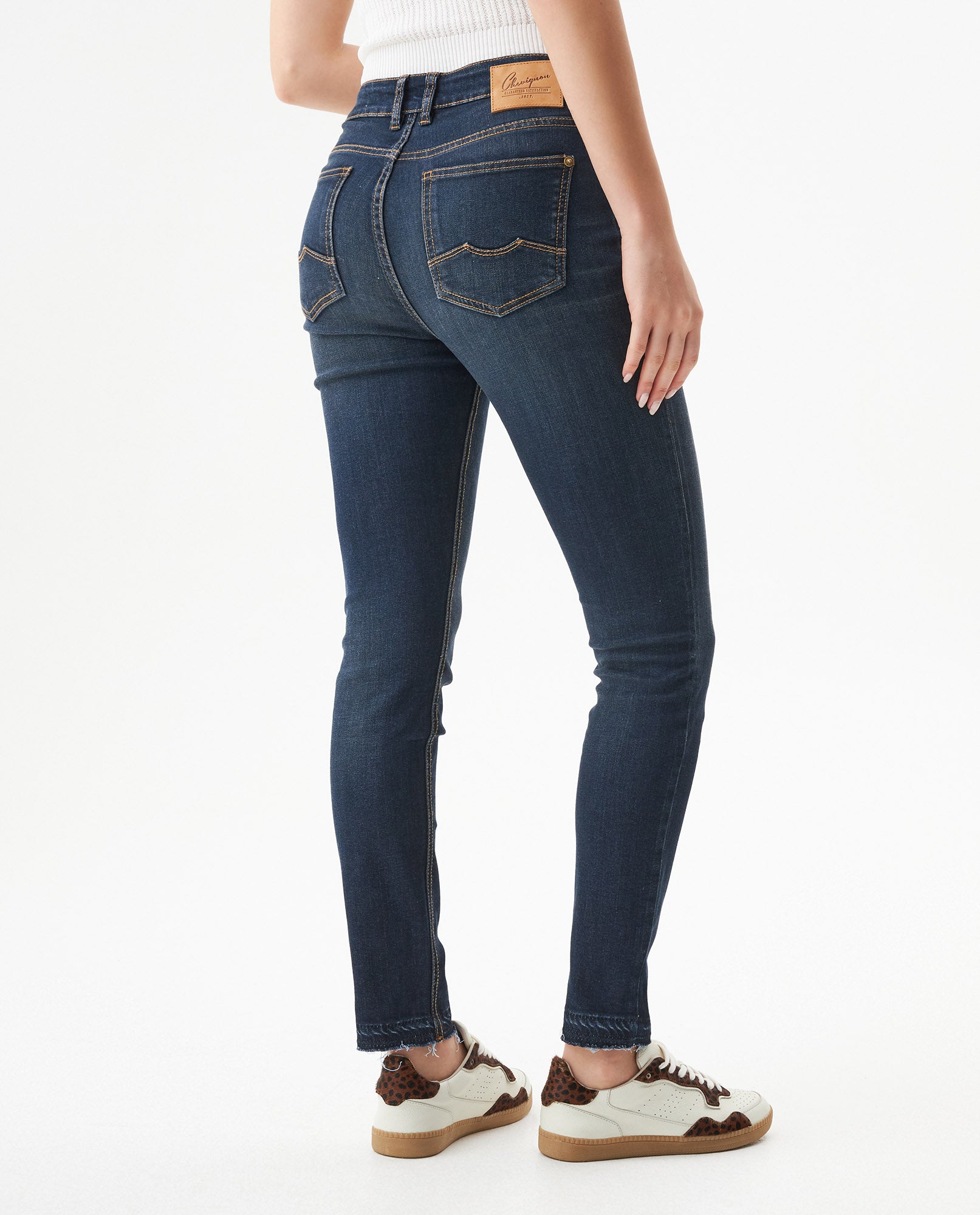 Jean Cosmo High Rise for Women - Blue 439G019 - 5