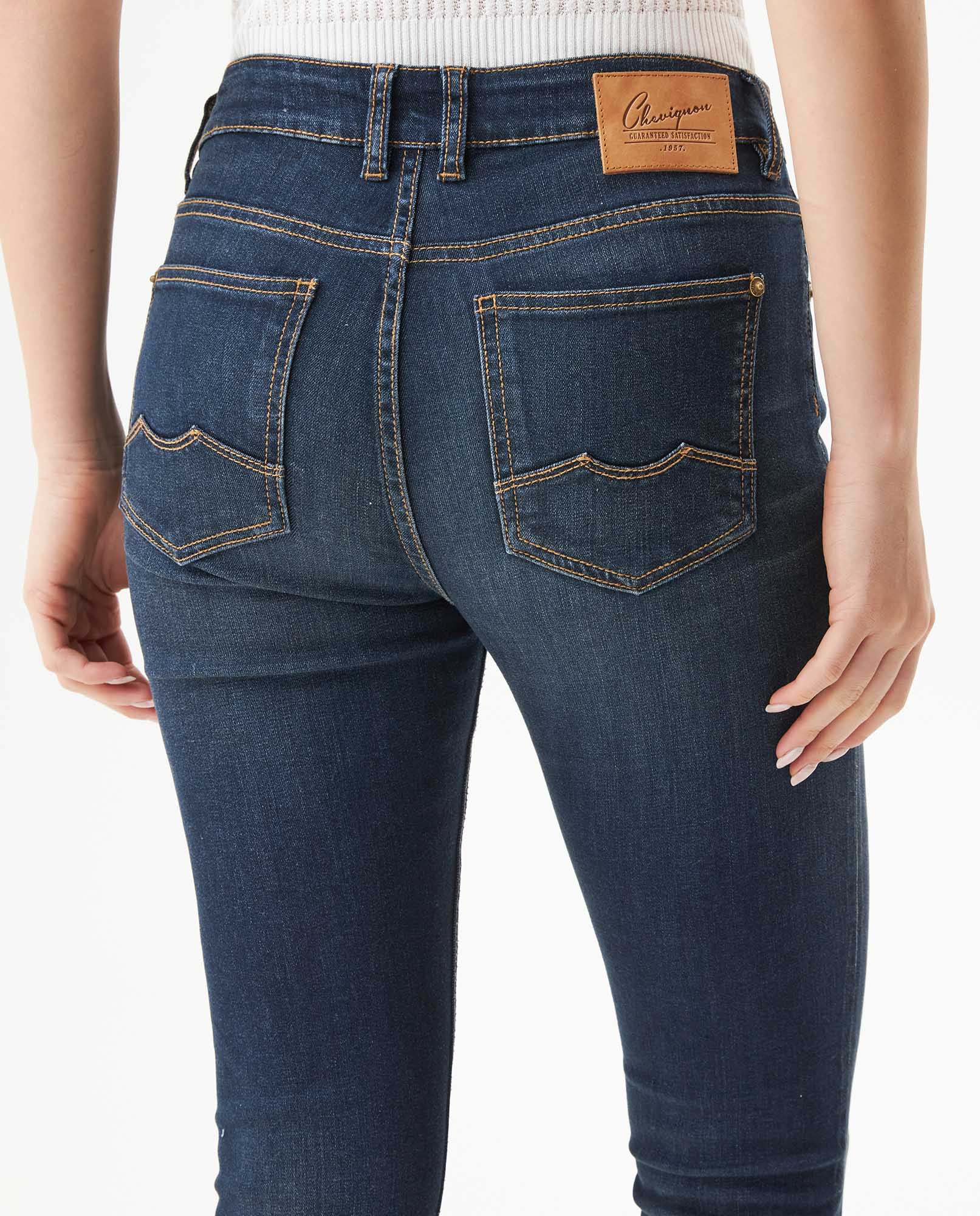Jean Cosmo High Rise for Women - Blue 439G019 - 6