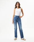Women's Cosmo High Rise Medium Wash Jeans in Recycled Cotton Blend, Expedition 439G021 - 3