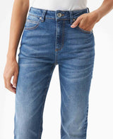 Women's Cosmo High Rise Medium Wash Jeans in Recycled Cotton Blend, Expedition 439G021 - 4