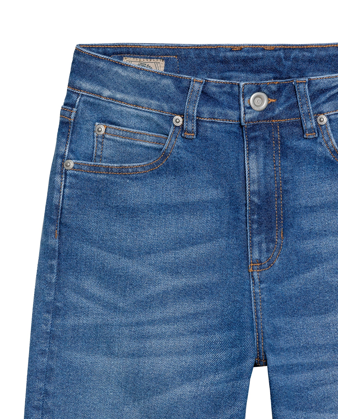 Women's Cosmo High Rise Medium Wash Jeans in Recycled Cotton Blend, Expedition 439G021 - 7