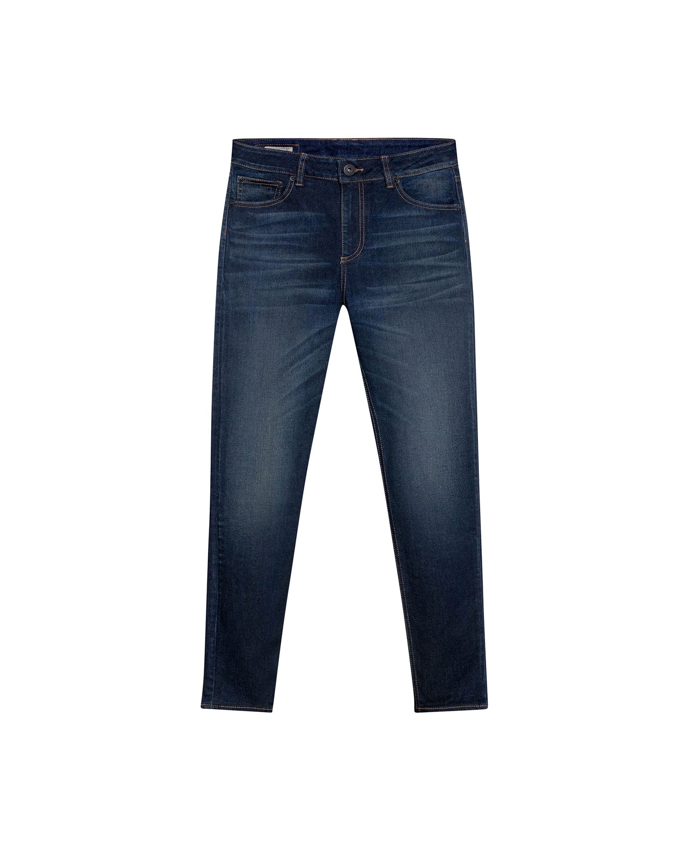 Women's Cosmo High Rise Ultra Dark Wash Jeans in Cotton-Recycled Polyester Blend, Voyage 439G023 - 1