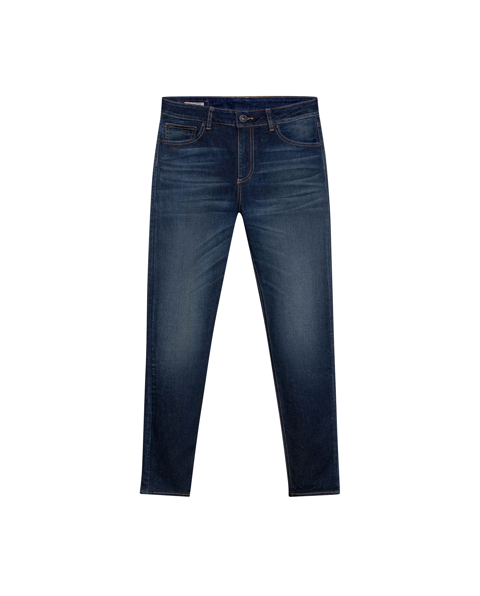 Women's Cosmo High Rise Ultra Dark Wash Jeans in Cotton-Recycled Polyester Blend, Voyage 439G023 - 1