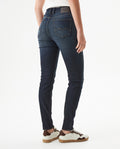 Women's Cosmo High Rise Ultra Dark Wash Jeans in Cotton-Recycled Polyester Blend, Voyage 439G023 - 5