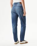 Women's Jeans, Boy Fit, Medium Rise - Blue 439G027 - 5