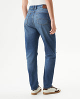 Women's Jeans, Boy Fit, Medium Rise - Blue 439G027 - 5