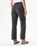Women's Jeans, Boy Fit, Relaxed Cut - Gray 439G029 - 5