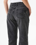 Women's Jeans, Boy Fit, Relaxed Cut - Gray 439G029 - 6