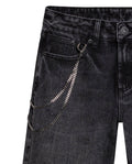 Women's Jeans, Boy Fit, Relaxed Cut - Gray 439G029 - 7