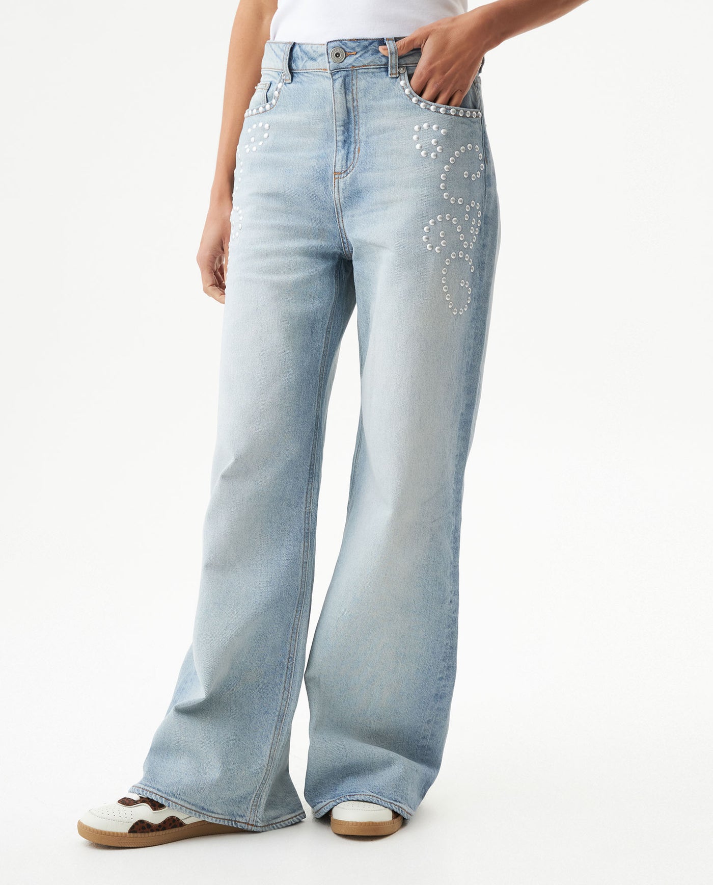 Jean Special Fit Wide Leg for Women - Blue 439G034 - 2