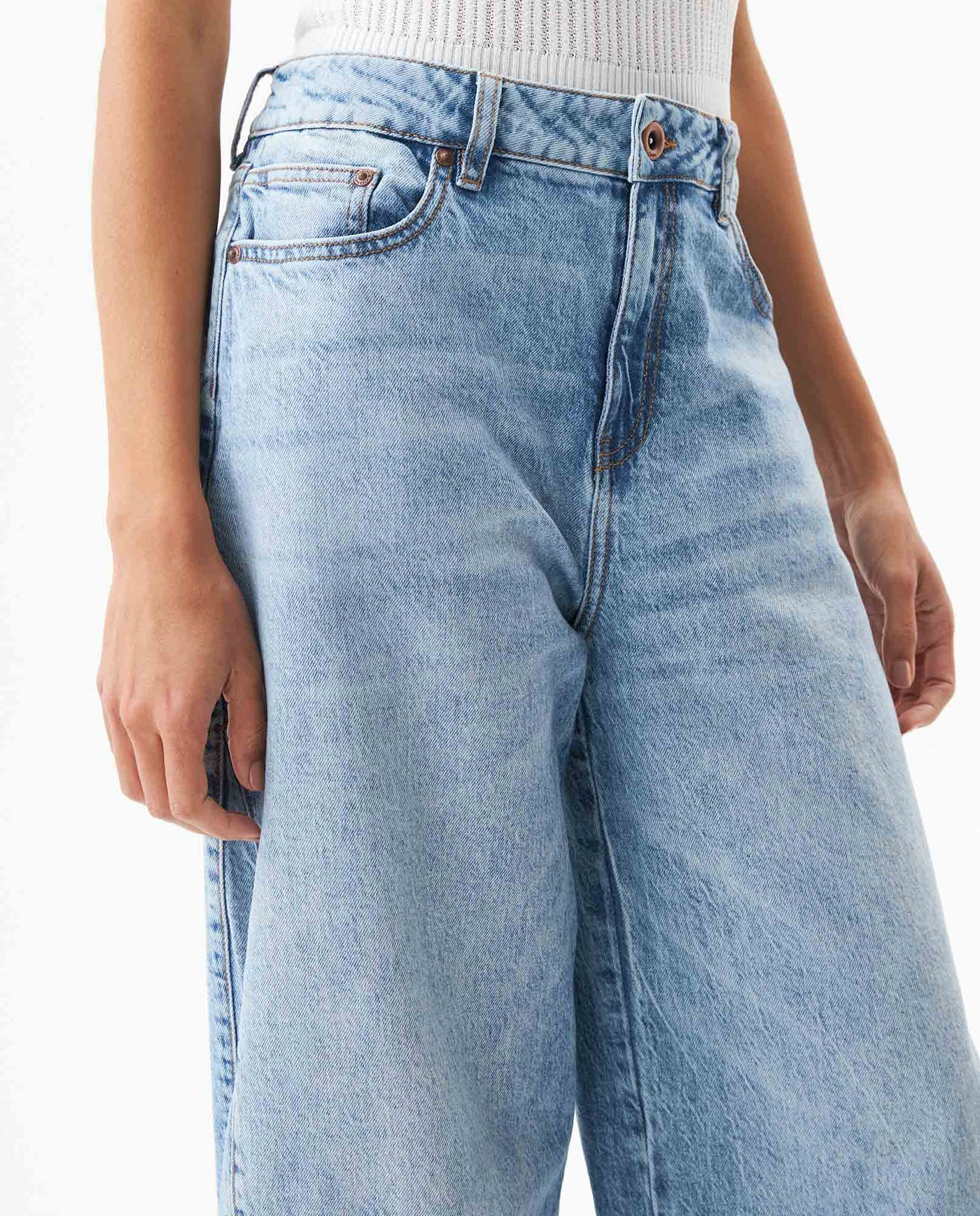Jean Special Fit Balloon for Women - Blue 439G037 - 4
