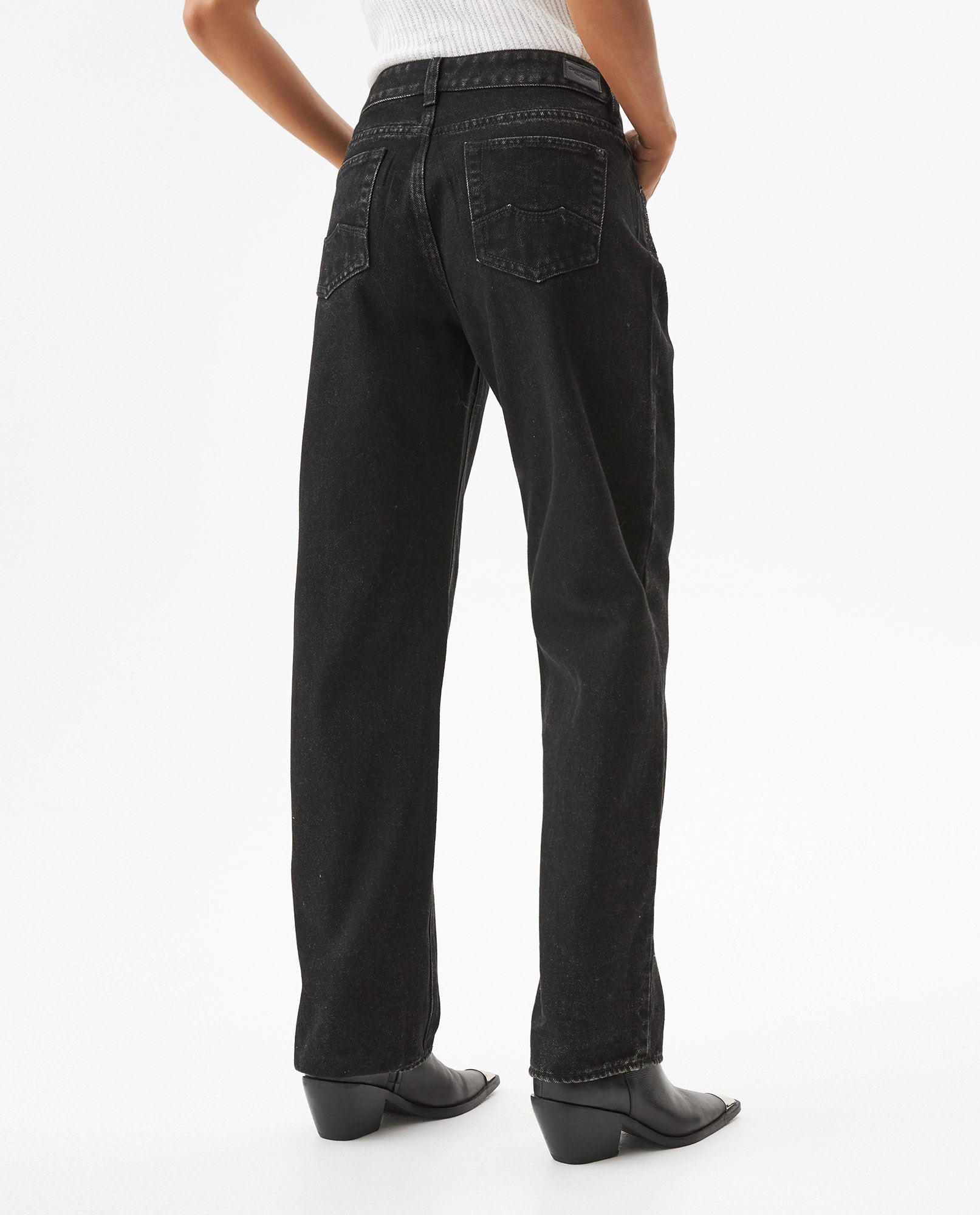 Women's Cosmo High Rise Light Wash Jeans in Cotton-Polyester Blend, Festivity 439G043 - 5