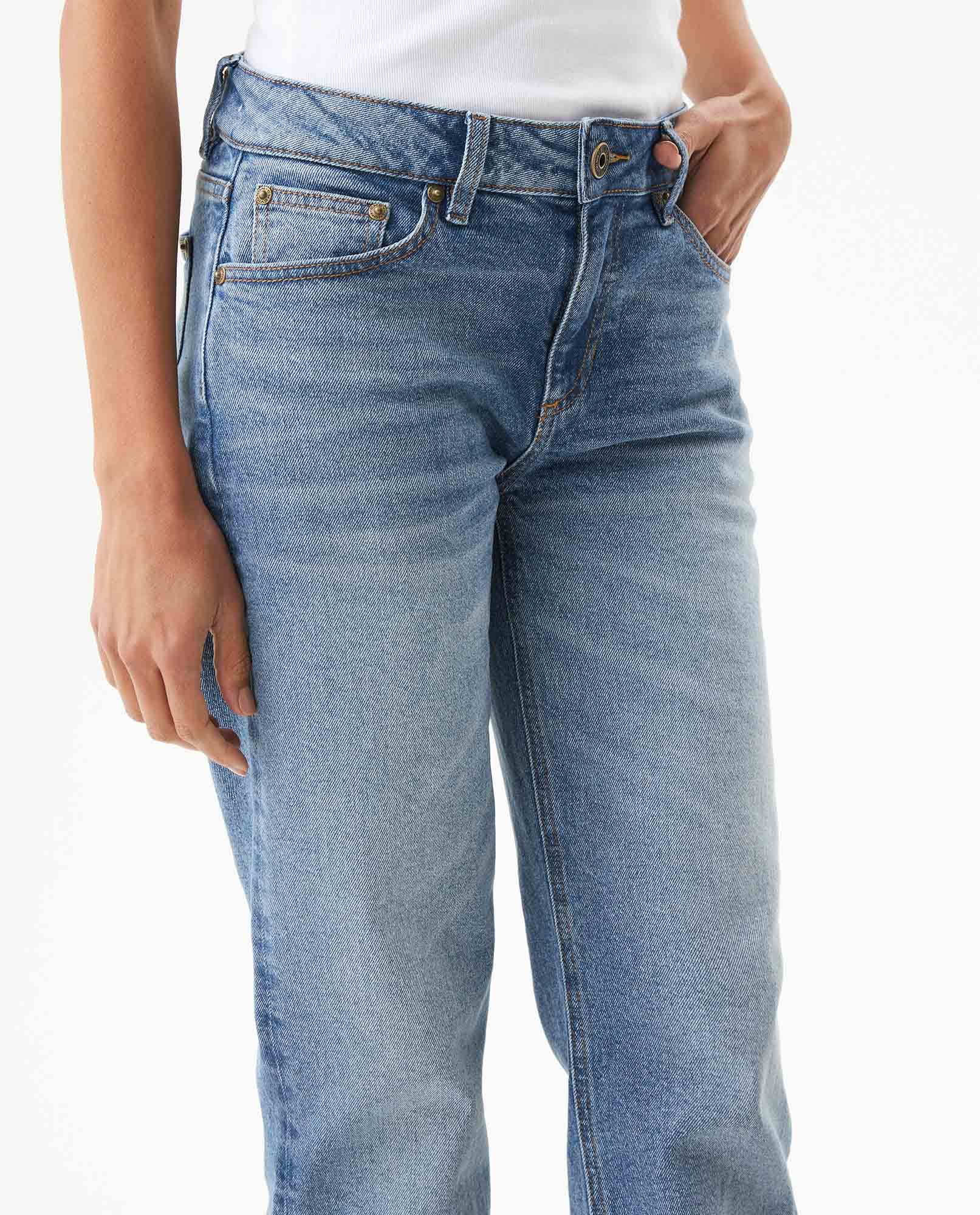 Jean Cosmo High Rise for Women - Blue 439G044 - 4