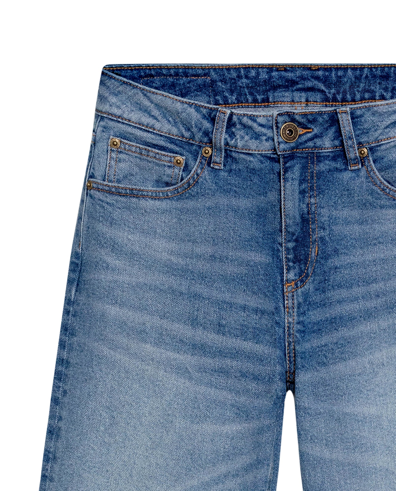 Jean Cosmo High Rise for Women - Blue 439G044 - 7