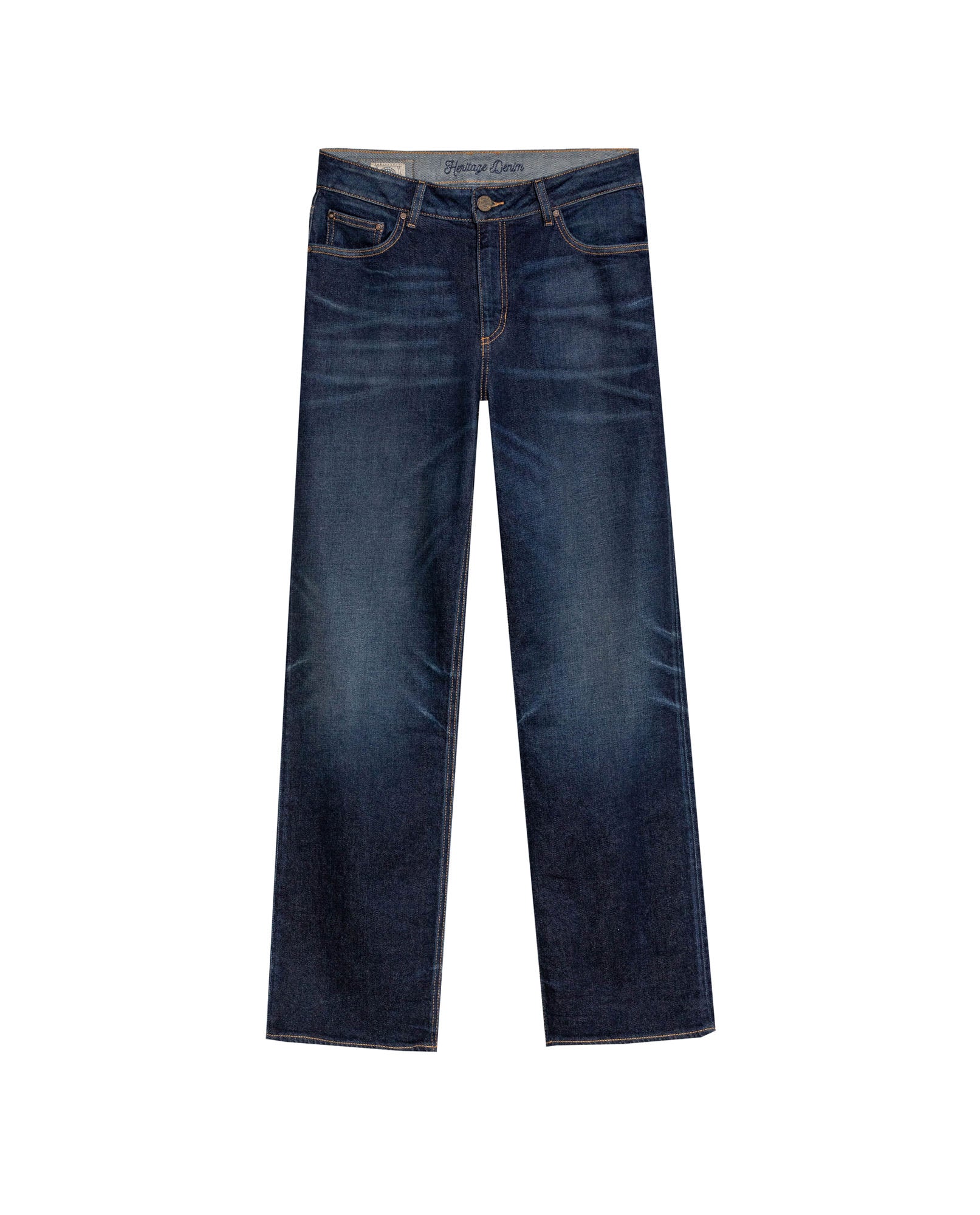 Women's Cosmo High Rise Ultra Dark Wash Jeans in Cotton-Polyester Stretch Blend, Majestic 439G453 - 2