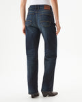 Women's Cosmo High Rise Ultra Dark Wash Jeans in Cotton-Polyester Stretch Blend, Majestic 439G453 - 5
