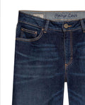 Women's Cosmo High Rise Ultra Dark Wash Jeans in Cotton-Polyester Stretch Blend, Majestic 439G453 - 7