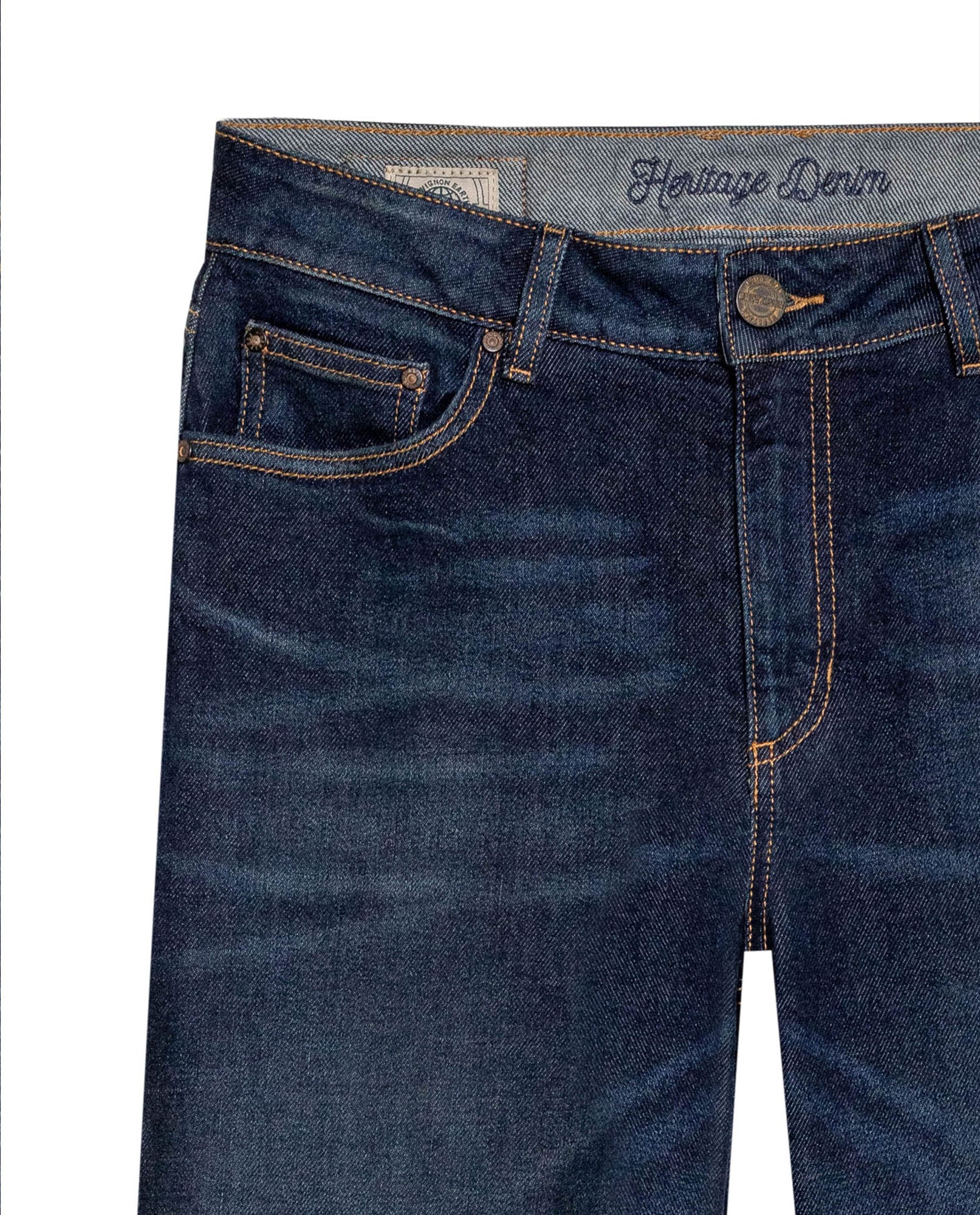 Women's Cosmo High Rise Ultra Dark Wash Jeans in Cotton-Polyester Stretch Blend, Majestic 439G453 - 7