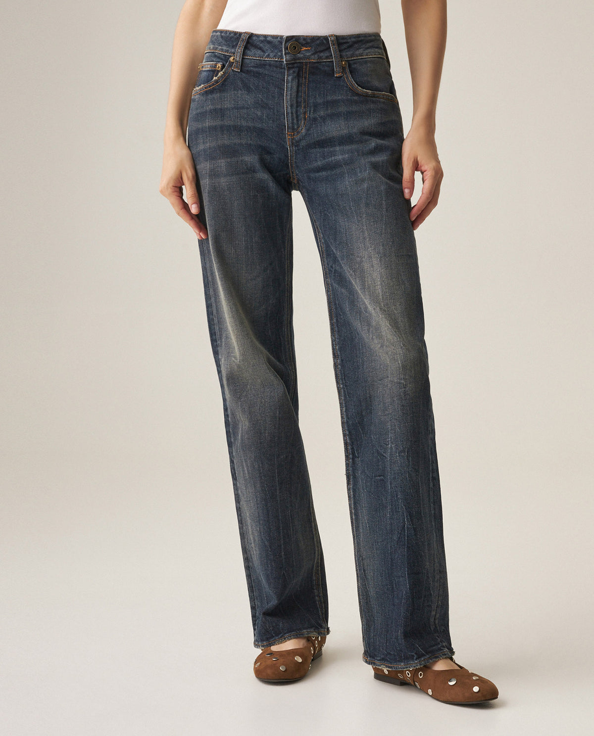 Women´s Straight Fit Jeans - Blue 63_439H005_AZU193924_3