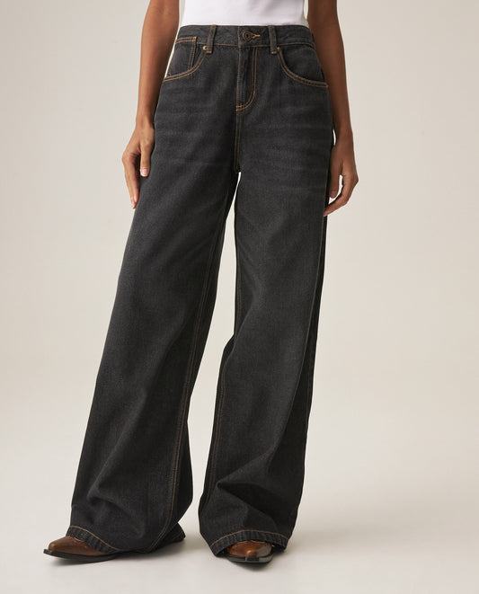 Women´s Wide Leg Jeans - Black 63_439H020_NEG194004_3