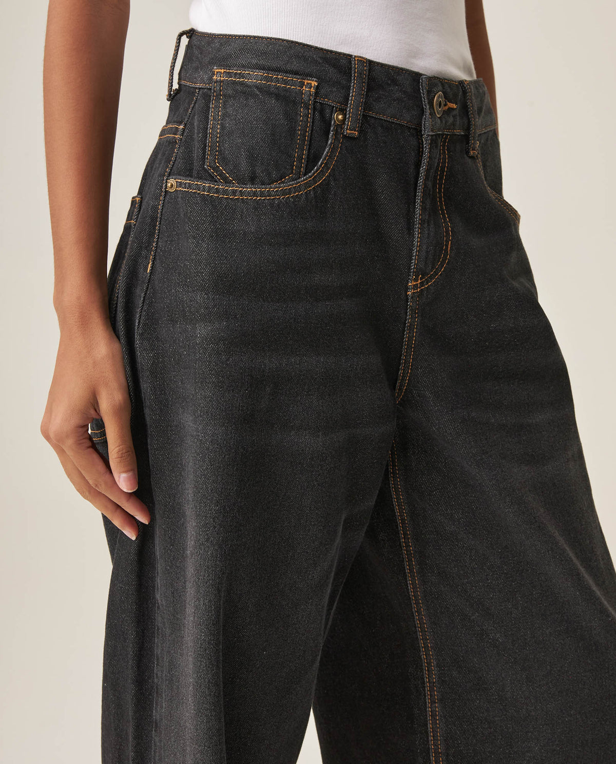 Women´s Wide Leg Jeans - Black 63_439H020_NEG194004_4
