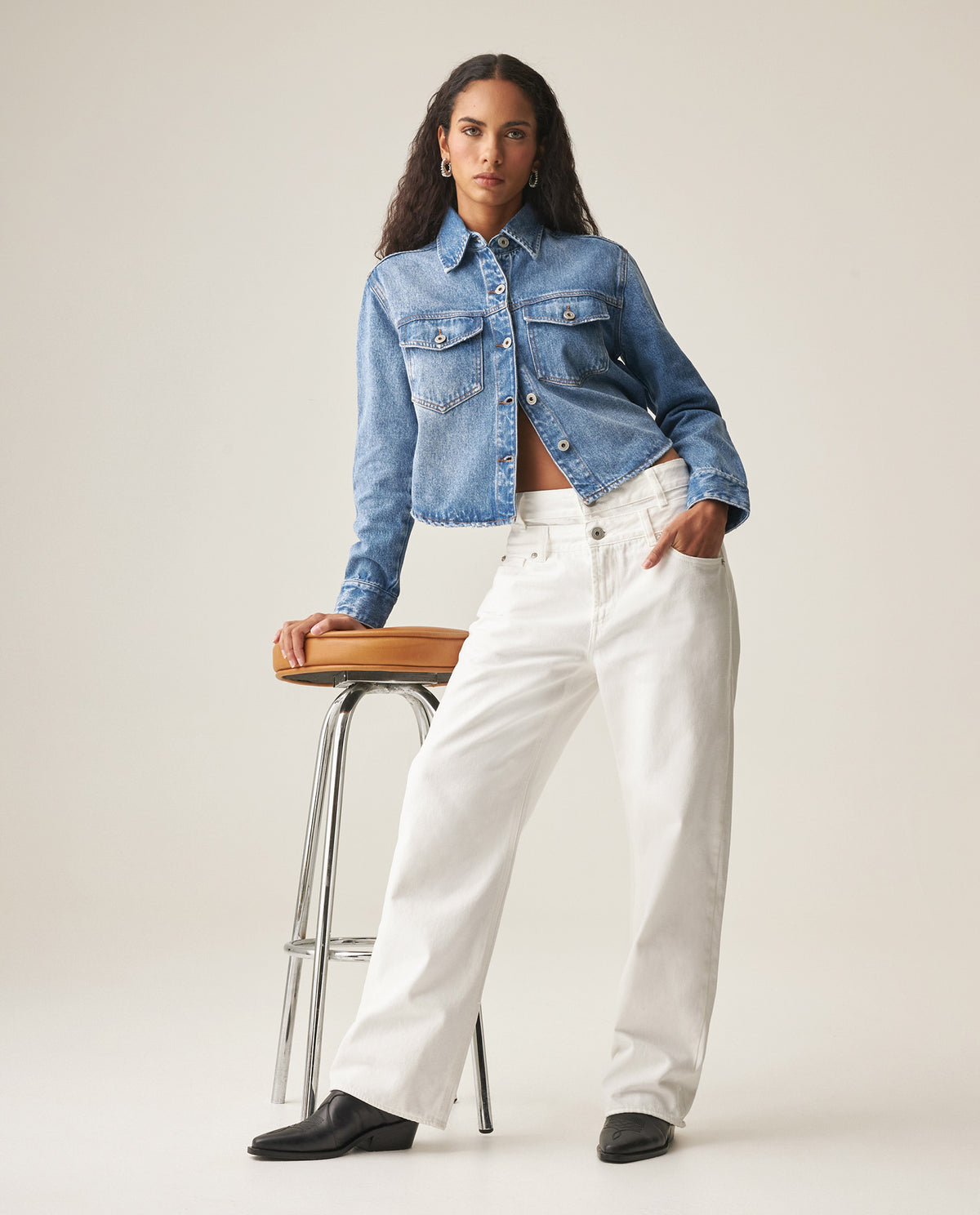 Women´s Boy Fit Jeans - Raw 63_439H029_CRU134403_0