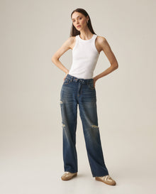 Women´s Heritage Straight Fit Jeans - Blue 63_439H452_AZU184140_0