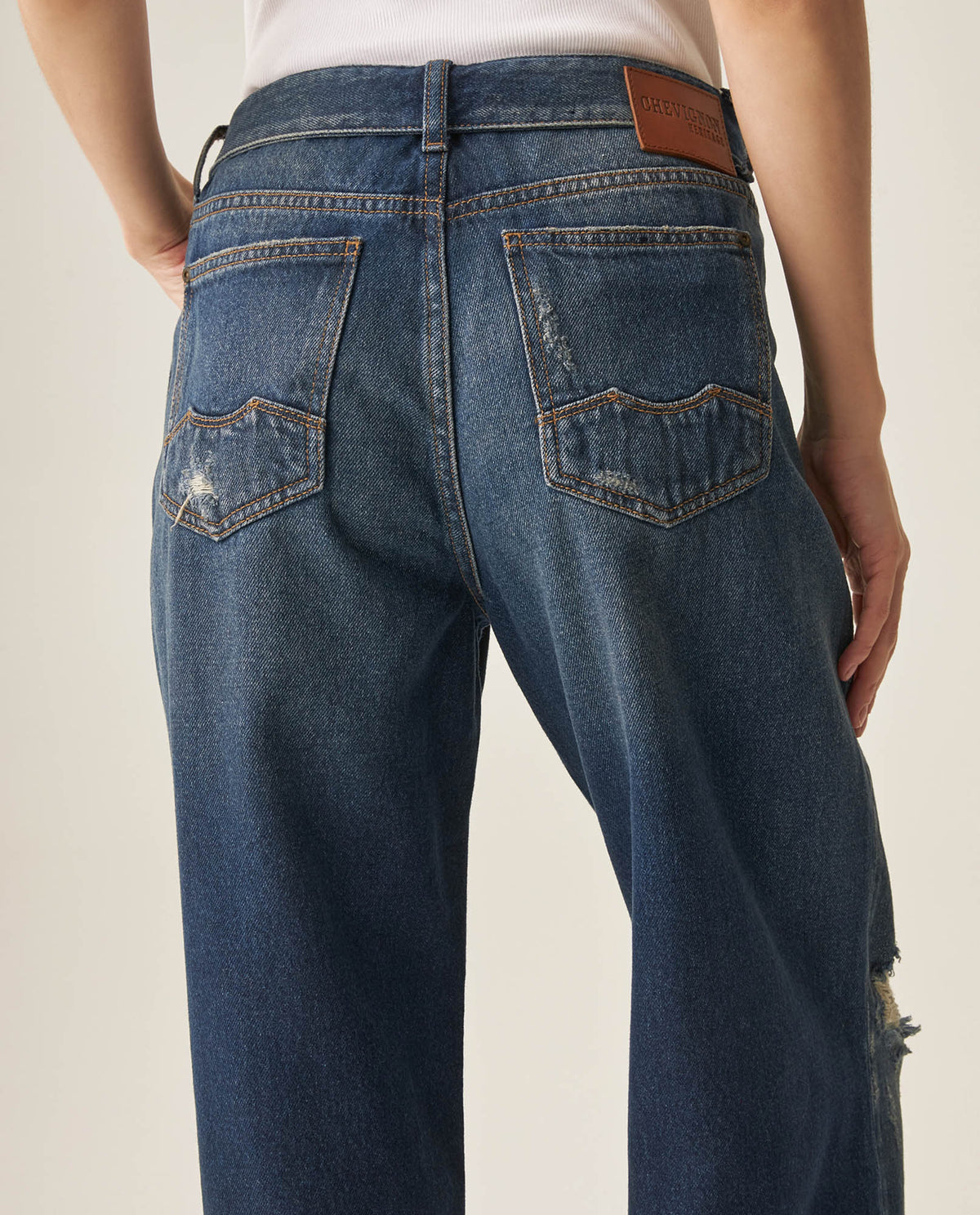 Women´s Heritage Straight Fit Jeans - Blue 63_439H452_AZU184140_5