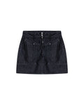 Women´s Short Denim Skirt - Black 63_442H001_NEG194004_4